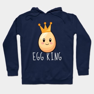 Egg King Funny Hoodie